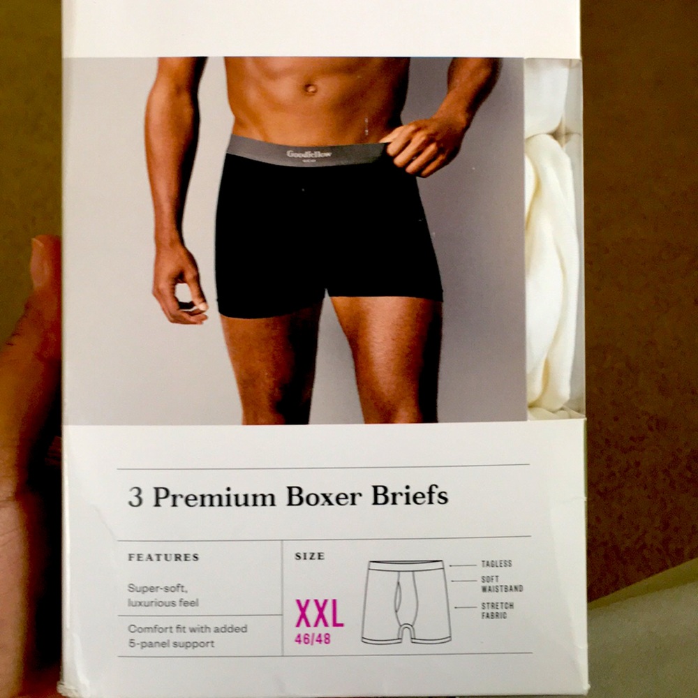 Good fellow & CO White Men’s Boxer XXL briefs